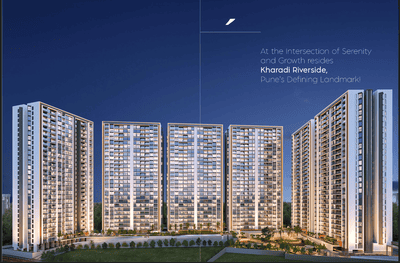 Image of 1530 Sq.ft 3 BHK Apartment / Flat for sale in Mantra Melange, Kharadi, Pune for Rs. 15000000