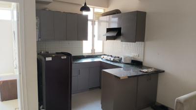 Kitchen Image of 600 Sq.ft 1 BHK Apartment / Flat for sale in Breez Global Heights, Sector 33 Sohna for Rs. 3525000