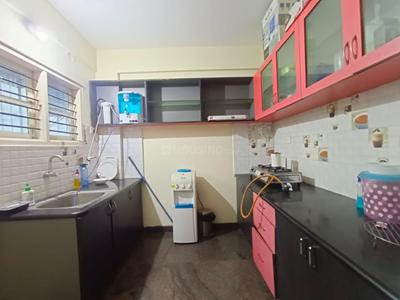 Kitchen Image of 1250 Sq.ft 2 BHK Builder Floor for rent in HSR Layout Bengaluru for Rs. 42000