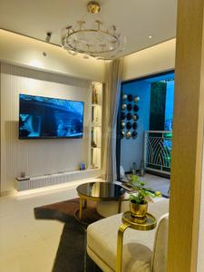 Living Room Image of 986 Sq.ft 2 BHK Apartment / Flat for sale in Yes Palm Riveria, Mumbra Thane for Rs. 6550000