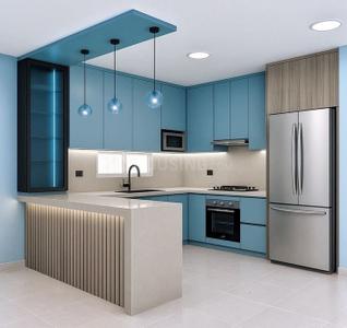 Kitchen Image of 1400 Sq.ft 3 BHK Independent House for sale in Jigani Bengaluru for Rs. 7600000
