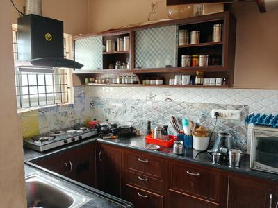 Kitchen Image of 770 Sq.ft 2 BHK Apartment / Flat for rent in Devi Paradise, Surappattu Chennai for Rs. 22000