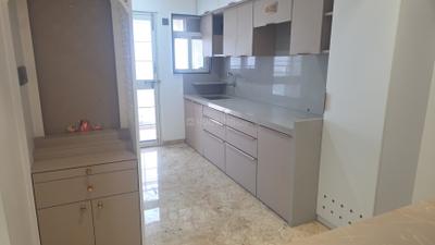 Kitchen Image of 1250 Sq.ft 3 BHK Apartment / Flat for sale in V R Meghdoot Tower, Dhankawadi Pune for Rs. 13500000