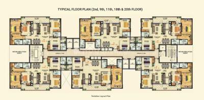 Image of 900 Sq.ft 2 BHK Apartment / Flat for sale in Omaxe Grand Omaxe, Gomti Nagar, Lucknow for Rs. 7000000