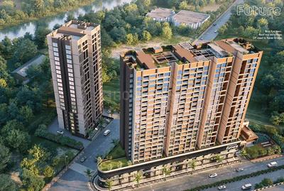 Image of 1102 Sq.ft 2.5 BHK Apartment / Flat for sale in Sai Aishwaryam Future, Punawale, Pune for Rs. 9500000