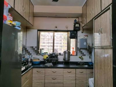 Kitchen Image of 500 Sq.ft 1 BHK Apartment / Flat for sale in Thane West Thane for Rs. 9000000