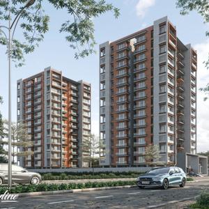 Image of 1010 Sq.ft 3 BHK Apartment / Flat for sale in Sumerru Sky Leaf, Jahangirabad, Surat for Rs. 7900000