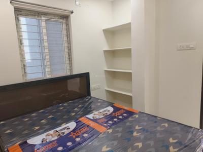 Bedroom Image of 791 Sq.ft 1 BHK Apartment / Flat for rent in Hafeezpet Hyderabad for Rs. 23000