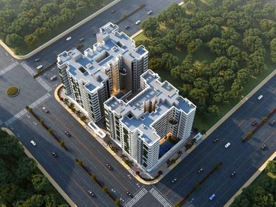 Image of 1243 Sq.ft 2 BHK Apartment / Flat for sale in Atharva Sapphire Towers, Chinchbhavan, Nagpur for Rs. 5200000