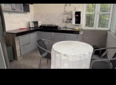 Kitchen Image of 900 Sq.ft 1 RK Apartment / Flat for rent in Hauz Khas New Delhi for Rs. 60000
