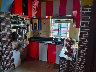 Kitchen Image of 650 Sq.ft 2 BHK Apartment / Flat for sale in Baghajatin Kolkata for Rs. 2500000