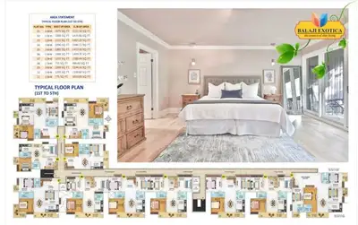 Bedroom Image of 1032 Sq.ft 2 BHK Apartment / Flat for sale in Balaji Green Exotica, Danapur Patna for Rs. 6192000
