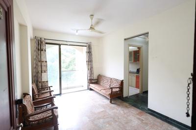 Living Room Image of 587 Sq.ft 1 BHK Apartment / Flat for rent in Hiranandani Canosa, Hiranandani Estate Thane for Rs. 32000