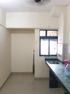 Kitchen Image of 520 Sq.ft 1 BHK Apartment / Flat for rent in Puraniks Hometown Tower E, Kasarvadavali Thane for Rs. 25000