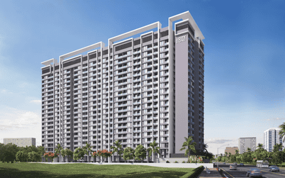 Image of 950 Sq.ft 2 BHK Apartment / Flat for sale in City One SkyVe, Kiwale, Pune for Rs. 5000000