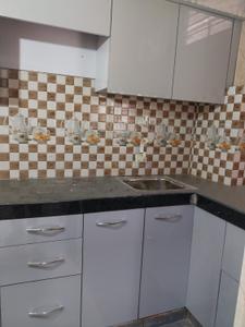 Kitchen Image of 605 Sq.ft 1 BHK Apartment / Flat for sale in Rukmani Vihar Vrindavan for Rs. 4700000