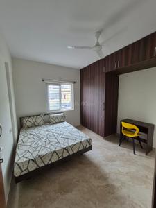 Bedroom Image of 620 Sq.ft 1 BHK Builder Floor for rent in Bellandur Bengaluru for Rs. 37000