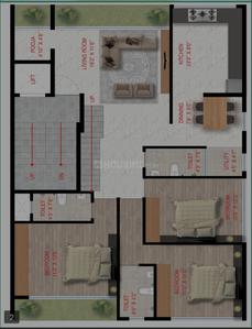 Image of 1812 Sq.ft 3 BHK Builder Floor for sale in Indira Nagar, Nashik for Rs. 8400000