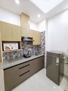 Kitchen Image of 950 Sq.ft 1 BHK Builder Floor for rent in Sector 49 Gurgaon for Rs. 35000