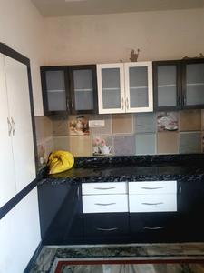 Kitchen Image of 500 Sq.ft 1 BHK Builder Floor for rent in Kudi Bhagtasni Housing Board Jodhpur for Rs. 13000