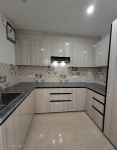 Kitchen Image of 1500 Sq.ft 3 BHK Builder Floor for rent in Saket New Delhi for Rs. 40000