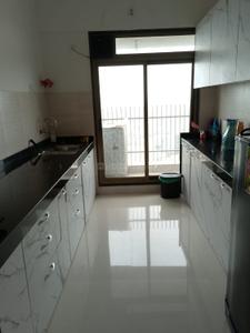 Kitchen Image of 945 Sq.ft 2 BHK Apartment / Flat for rent in Dynamix Divum, Malad East Mumbai for Rs. 77000