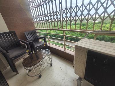 Balcony Image of 1150 Sq.ft 2 BHK Apartment / Flat for rent in Nerul Navi Mumbai for Rs. 82000