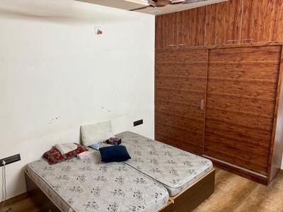 Bedroom Image of 1600 Sq.ft 2 BHK Builder Floor for rent in Ghatlodiya Ahmedabad for Rs. 25000