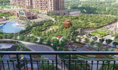 Balcony Image of 3645 Sq.ft 4 BHK Apartment / Flat for sale in T11 Named As Raheja Stellar In RV Premeire, Mohammed Wadi Pune for Rs. 35000000