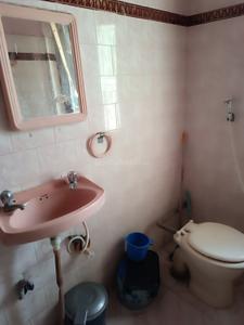 Bathroom Image of 250 Sq.ft 1 RK Independent House for rent in Bajrang Nagar Kota for Rs. 4500