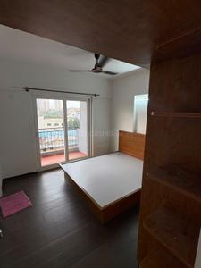 Bedroom Image of 1215 Sq.ft 3 BHK Apartment / Flat for rent in Zen Indraprastha by Pratham, Mahalakshmi Layout Bengaluru for Rs. 65000
