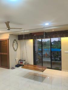 Hall Image of 1200 Sq.ft 3 BHK Apartment / Flat for rent in Runwal Gardens, Dombivli East Thane for Rs. 30000