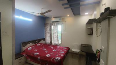 Bedroom Image of 1500 Sq.ft 3 BHK Apartment / Flat for rent in Nigdi Pune for Rs. 40000