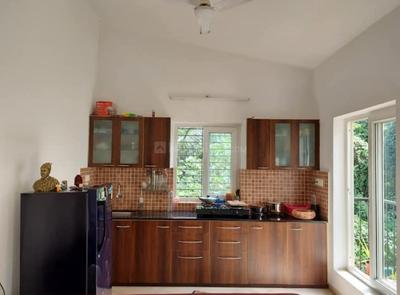 Kitchen Image of 861 Sq.ft 1 BHK Apartment / Flat for rent in Donwaddo, Salvador Do Mundo, Bardez Goa for Rs. 30000