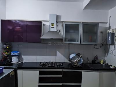 Kitchen Image of 890 Sq.ft 1.5 BHK Apartment / Flat for rent in Long Island, Charholi Budruk Pune for Rs. 24000