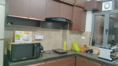 Kitchen Image of 1200 Sq.ft 3 BHK Apartment / Flat for rent in New Alipore Kolkata for Rs. 65000