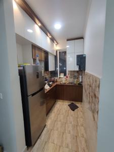Kitchen Image of 1115 Sq.ft 3 BHK Builder Floor for rent in NBCC Kingswood, Noida Extension Greater Noida for Rs. 20000
