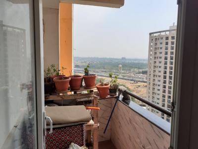 Balcony Image of 1400 Sq.ft 2 BHK Apartment / Flat for rent in Golden Grand, Yeswanthpur Bengaluru for Rs. 45000