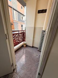 Balcony Image of 600 Sq.ft 1 BHK Apartment / Flat for rent in BTM Layout Bengaluru for Rs. 25000