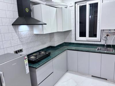 Kitchen Image of 850 Sq.ft 1 BHK Builder Floor for rent in Gurdev Nagar Ludhiana for Rs. 17000
