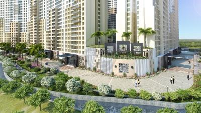 Image of 1550 Sq.ft 3 BHK Apartment / Flat for rent in Rustomjee Azziano, Thane West, Thane for Rs. 55500