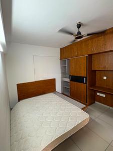 Bedroom Image of 1215 Sq.ft 3 BHK Apartment / Flat for rent in Zen Indraprastha by Pratham, Mahalakshmi Layout Bengaluru for Rs. 65000