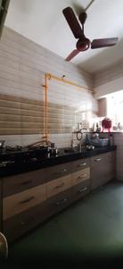 Kitchen Image of 1100 Sq.ft 2 BHK Apartment / Flat for rent in Vastrapur Ahmedabad for Rs. 35000
