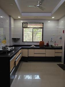 Kitchen Image of 1800 Sq.ft 3 BHK Apartment / Flat for rent in Govind Nagar Nashik for Rs. 45000
