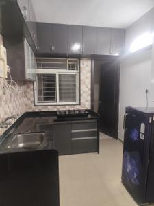 Kitchen Image of 650 Sq.ft 1 BHK Apartment / Flat for rent in Unnati Gagan Cefiro, Undri Pune for Rs. 17500
