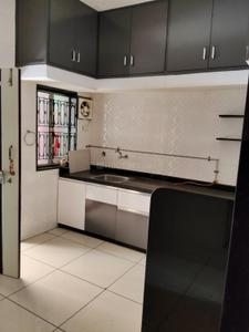Kitchen Image of 1120 Sq.ft 2 BHK Independent House for rent in Hatkeshwar Ahmedabad for Rs. 16000