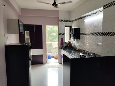 Kitchen Image of 1400 Sq.ft 3 BHK Apartment / Flat for rent in Shree Sopan Pratishtha, Kudasan Gandhinagar for Rs. 30000