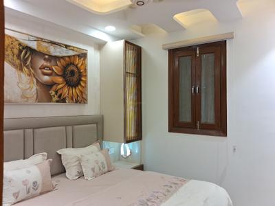 Bedroom Image of 700 Sq.ft 3 BHK Builder Floor for rent in Dwarka Mor New Delhi for Rs. 32000