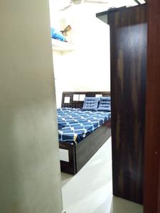 Bedroom Image of 600 Sq.ft 1 BHK Builder Floor for rent in Wadgaon Sheri Pune for Rs. 20000