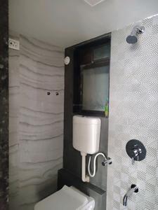 Common Bathroom Image of 700 Sq.ft 1 BHK Apartment / Flat for rent in Ms Keytech Ashok Smruti, Kasarvadavali Thane for Rs. 15500